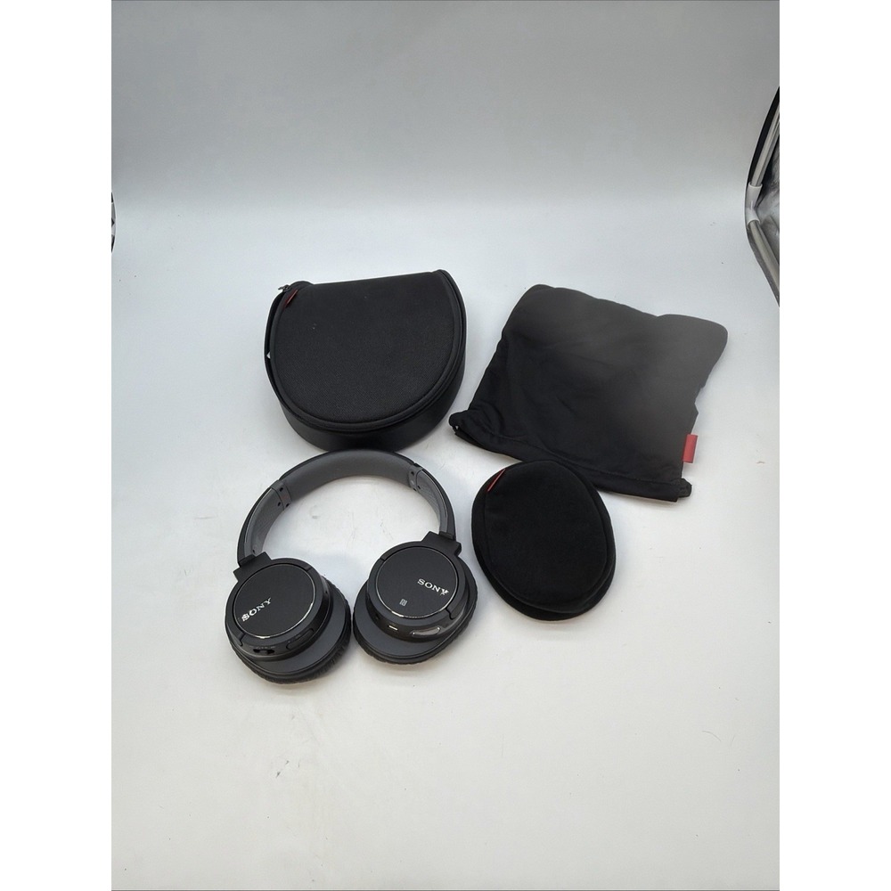 SONY MDR-ZX780DC Bluetooth Noise Canceling Wireless Headphones Headset & Case